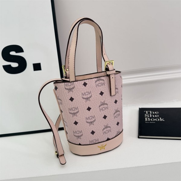 Mcm エムシーエムハイブランドバケットバッグ肩掛けバッグブランドハンドバッグブランド手提げカバン大容量ブランドミニトートバッグ鞄