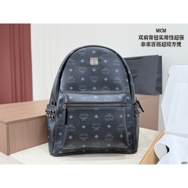 MCM エムシーエムブランドレザーリュック レディース リュック 小さめ 女の子 大人 リュックサック 小型 防水 軽量 レザー かわいい おしゃれ シンプル 使いやすい コンパクト 人気 通勤 通学 プレゼント