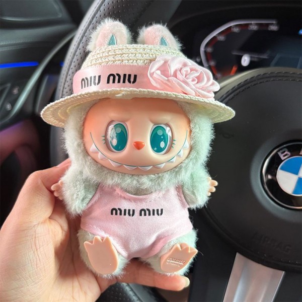 ミュウミュウ コラボLabubu おもちゃ かわいい Labubuパロディ人形 玩具labubu ぬいぐるみ 着せ替え コスチューム かわいい セーター かわいい スペシャルかわいい オリジナルハンドメイドコスチューム　人形用衣装セット