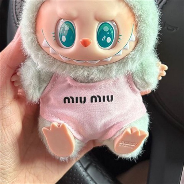 ミュウミュウ コラボLabubu おもちゃ かわいい Labubuパロディ人形 玩具labubu ぬいぐるみ 着せ替え コスチューム かわいい セーター かわいい スペシャルかわいい オリジナルハンドメイドコスチューム　人形用衣装セット