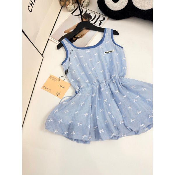 ミュウミュウ子供タンクワンピース ブランド MIUMIU キッズ服 ドレス キャミソール ガールズ ワンピース 女の子 結婚式 発表会 透け防止 かわいい 韓国風 下着 軽量 洗濯可 体型カバー シームレス おしゃれ 100¬150cm 