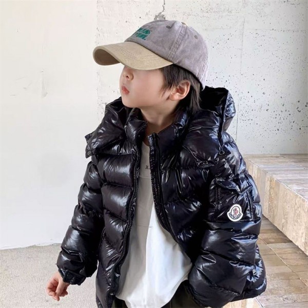 モンクレール 子供服 ブランド ダウンジャケット キッズ Moncler ダウンコート 子ども ジャケット フード付き アウター 男の子 女の子 ジャケット 防寒防風 男女兼用 軽量 可愛い カジュアル 厚め 保温 おしゃれ 秋冬5色 110 120 130 140 150 160cm