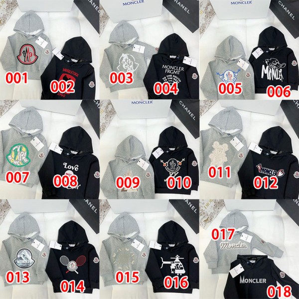 Moncler モンクレールハイブランド子供 ジャージ スウェット 裏起毛 上下 女の子 セットアップ キッズ スポーツウェア 運動着 ルームウェア 上下セット 韓国 子供服 小学生 ガールズ 春秋 90 - 110CM