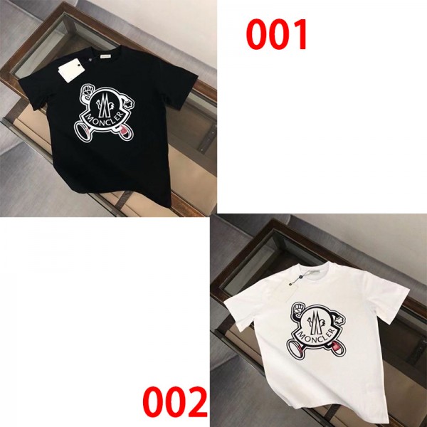 Moncler モンクレールtシャツハイブランド夏tシャツ上着カジュアルハイブランド半袖tシャツ男女兼用20代 30代40代tシャツ 激安パロディ M - 4XL