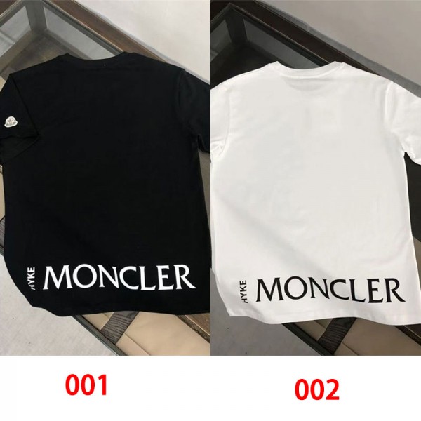 Moncle* モンクレールブランドtシャツオーバーサイズハイブランド半袖tシャツ男女兼用韓国 M - 5XL パチモン tシャツTシャツカットソーペアカップル