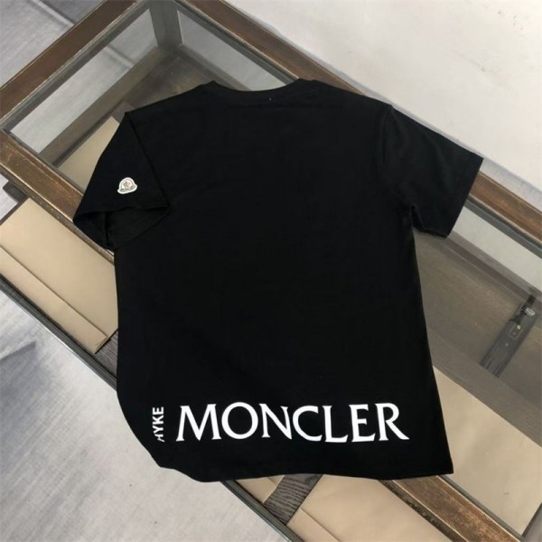 Moncle* モンクレールブランドtシャツオーバーサイズハイブランド半袖tシャツ男女兼用韓国 M - 5XL パチモン tシャツTシャツカットソーペアカップル