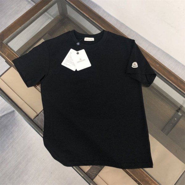 Moncle* モンクレールブランドtシャツオーバーサイズハイブランド半袖tシャツ男女兼用韓国 M - 5XL パチモン tシャツTシャツカットソーペアカップル