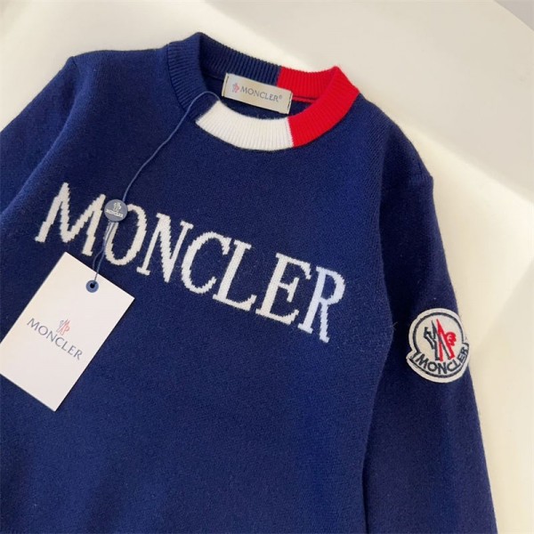 Moncler モンクレールブランド子供服 セーター ニット トップス キッズ 男の子 女の子 長袖 プルオーバー 子供 トレーナー 90 - 150cm ニットセーター ガールズ ボーイズ パーカー ジュニア トップス tシャツ ベビー服 春秋冬 通園 通学