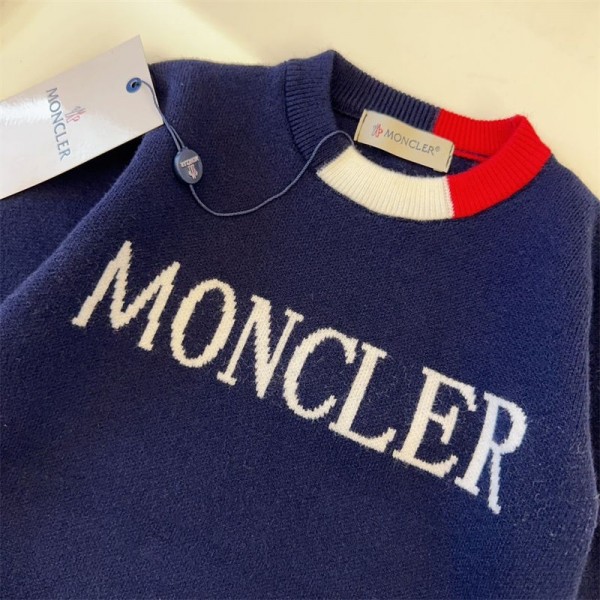 Moncler モンクレールブランド子供服 セーター ニット トップス キッズ 男の子 女の子 長袖 プルオーバー 子供 トレーナー 90 - 150cm ニットセーター ガールズ ボーイズ パーカー ジュニア トップス tシャツ ベビー服 春秋冬 通園 通学