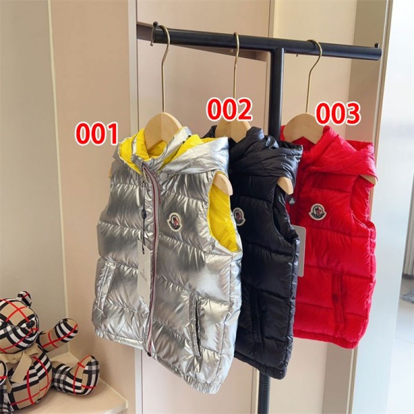 Moncler モンクレールブランドダウンベスト 子供 ダウンコットン フード付き 綿服 男の子 女の子 キッズ 100 - 160cm ジャケット 秋冬 子供服 男女兼用 アウター 無地 中綿 暖かい 保温 防風 通園通学 3色 Moncler モンクレールブランドダウンベスト 子供 ダウンコットン フード付き 綿服 男の子 女の子 キッズ 100 - 160cm ジャケット 秋冬 子供服 男女兼用 アウター 無地 中綿 暖かい 保温 防風 通園通学 3色