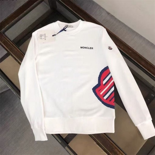 Moncler モンクレールブランドトレーナー裏起毛レディースメンズプルオーバー S - 5XL ブランドブランドスウェット上着ゆったりメンズ 服 コピー