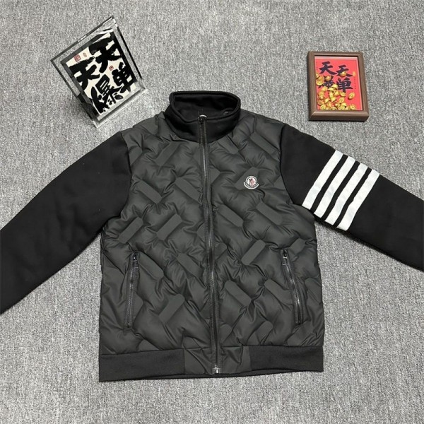 Moncler モンクレールハイブランド中綿ジャケット メンズ 中綿コート 流行り 冬 大きいサイズ S - 5XL 防風 撥水 保温アウター ゴルフ 仕事 コーチジャケット 防寒ジャンパー 中綿 カジュアル スタジャン