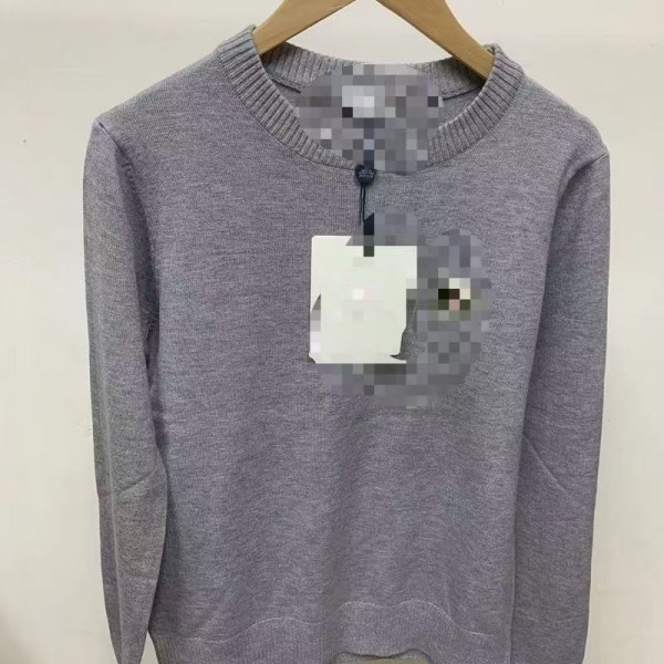 Moncler モンクレールブランドセーター メンズ ニット クルーネック レディース 秋冬服 トップス カジュアル 暖かい 無地 ケーブル編み カジュアル ビジネス 長袖 セーター 男女兼用 防寒着 秋冬 M - 2XL