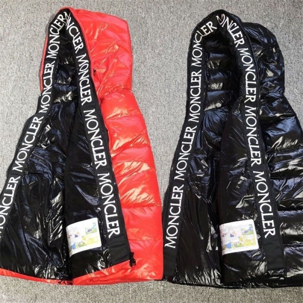 Moncler モンクレールブランド 中綿ダウンベスト 防寒アウター フード付き カジュアル ジップアップ 2ポケット ゴルフ アウトドア スポーツ S - 2XL