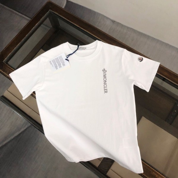 Moncler モンクレールブランド黒白tシャツ上着カジュアル ブランドペアルックtシャツ 高品質 韓国 tシャツ ブランド 服 コピー 激安屋 XS-5XL