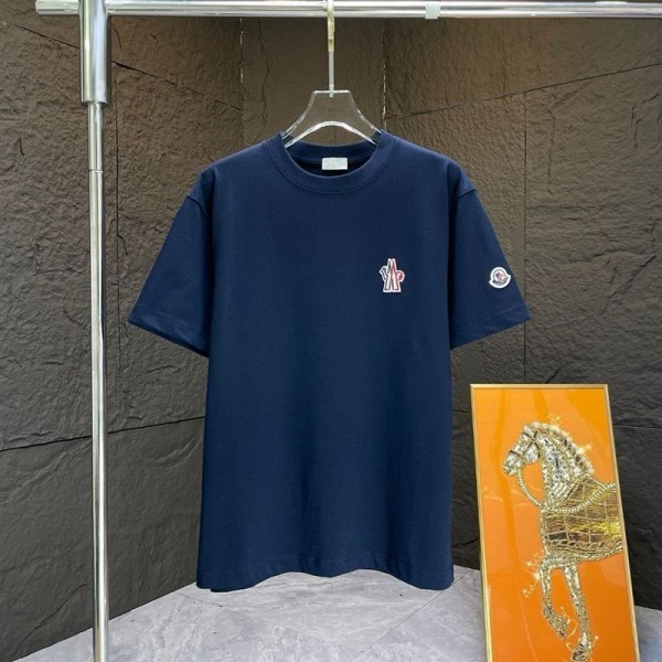 ハイブランドMoncler モンクレールペア揃いtシャツ 夏ハイブランドtシャツ 偽物 レディース メンズ ブランド黒白tシャツ 上着 カジュアル 韓国 tシャツ XS¬5XL