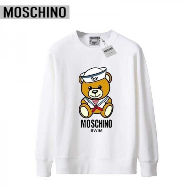 Moschino モスキーノハイブランドプルオーバーパーカー偽物スウェットハイブランド秋冬メンズ 服 コピー トレーナースウェットパーカー