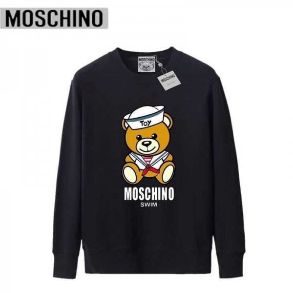 Moschino モスキーノハイブランドプルオーバーパーカー偽物スウェットハイブランド秋冬メンズ 服 コピー トレーナースウェットパーカー