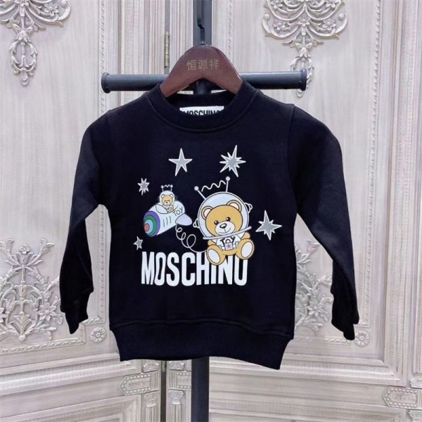 Moschino モスキーノ 子供服 裏起毛 潮流 カジュアル 秋冬 男女通用 ファッション 秋冬服パーカースウェット偽物 男女兼用