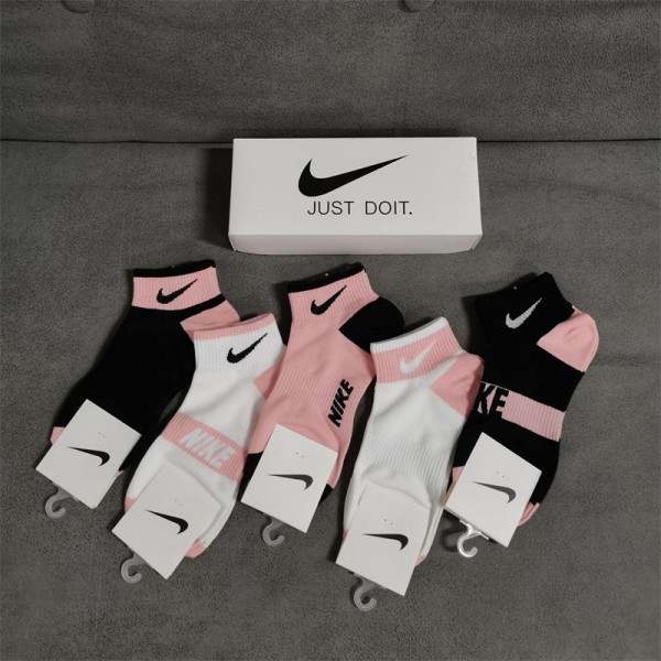 Nike ナイキコットン 靴下 メンズ 通気性浅口ソックス 女の子好き 韓国上質な コットン ソックス くつしたブランドソックス 男女兼用 ファッション