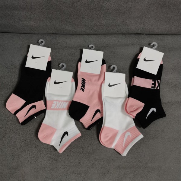 Nike ナイキコットン 靴下 メンズ 通気性浅口ソックス 女の子好き 韓国上質な コットン ソックス くつしたブランドソックス 男女兼用 ファッション