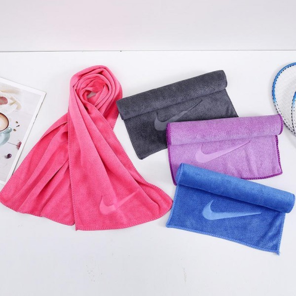 Nike ナイキバスタオル 激安ブランドスポーツタオル 吸水 メンズ人気 ビーチタオル 軽量 ブランド速乾タオル 男女兼用 30*100cm