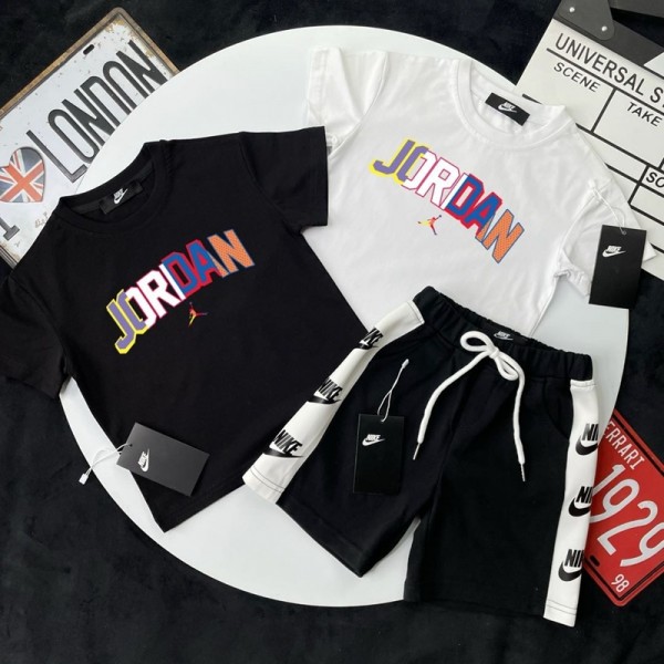 Nike ナイキブランド ベビー服 男の子 セットアップ 子供服 おしゃれ 夏服 ジャージ キッズ スポーツ 半袖tシャツ 90-160cm ハーフパンツ 赤ちゃん 服 可愛い 通園 通学 ブランド 部屋着 プレゼント ボーイズ ショートパンツ カジュアル 普段着 柔らかい