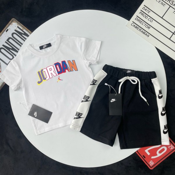 Nike ナイキブランド ベビー服 男の子 セットアップ 子供服 おしゃれ 夏服 ジャージ キッズ スポーツ 半袖tシャツ 90-160cm ハーフパンツ 赤ちゃん 服 可愛い 通園 通学 ブランド 部屋着 プレゼント ボーイズ ショートパンツ カジュアル 普段着 柔らかい