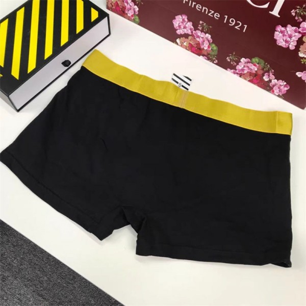 オフホワイト ボクサーパンツ off-white ブランド メンズ パンツ 下着 3枚セット 綿ボクサーブリーフ 前閉じ 抗菌防臭 吸汗 通気性 吸水速乾 蒸れない 男性 肌着 ストレッチ ローライズ オールシーズン 大きいサイズ M-2XL