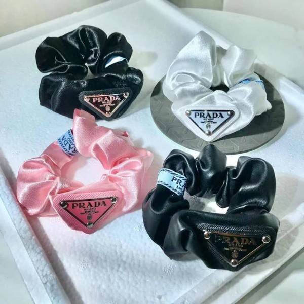 ハイブランドプラダ ヘアアクセサリー ヘアゴム おしゃれ 上品 高品質 髪アレンジ 髪飾り 女性 大人っぽい 気質 シュシュ 