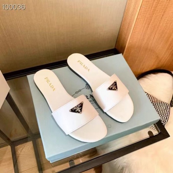 Prada プラダブランド スリッパ レディース お出かけ用サンダルファッション室内履き春夏ブランド室内スリッパ シャワー バス トイレ ベランダ用 ルームシューズ レディース ブランド