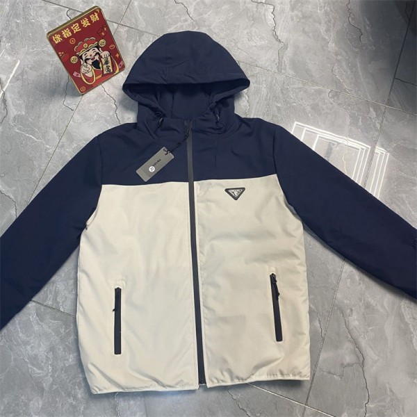 Prada プラダハイブランド中綿ジャケット メンズ 中綿ジャケット アウターコート メンズ 冬服 アウトドア ユニセックス L - 4XL 軽量 厚手 立ち襟 ダウン中綿 防寒 防風 アウター 軽量 暖かい アウター 男女兼用