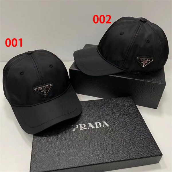 Prada プラダ ブランド 野球帽 レディース ブランドベースボールキャップ 日焼け止め ブランド 帽子 小顔効果 日焼け止めキャップブランド保温
