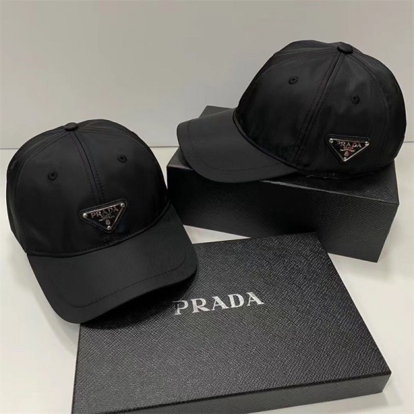 Prada プラダ ブランド 野球帽 レディース ブランドベースボールキャップ 日焼け止め ブランド 帽子 小顔効果 日焼け止めキャップブランド保温