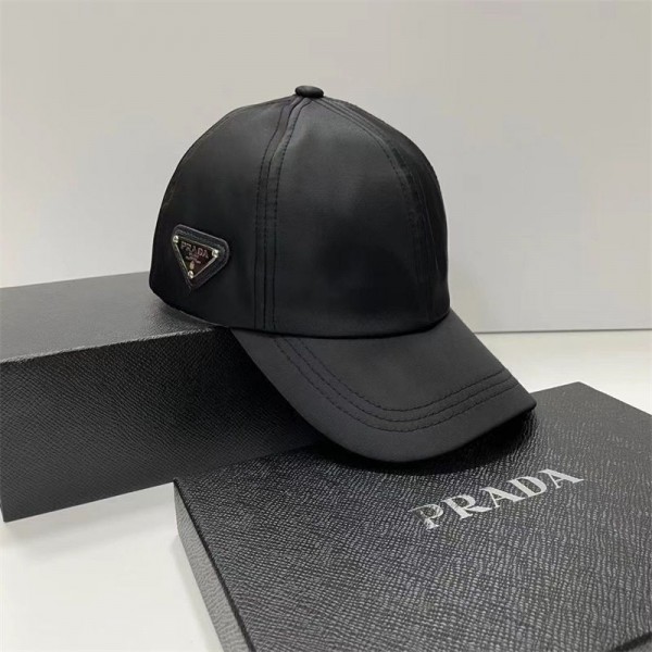 Prada プラダ ブランド 野球帽 レディース ブランドベースボールキャップ 日焼け止め ブランド 帽子 小顔効果 日焼け止めキャップブランド保温