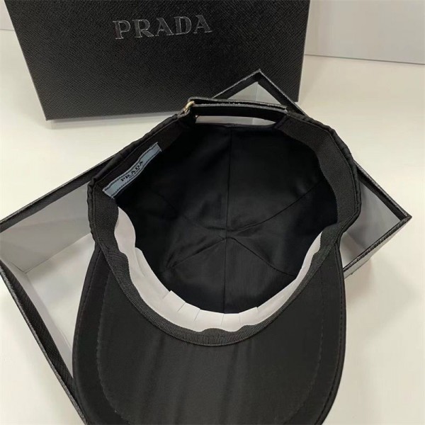 Prada プラダ ブランド 野球帽 レディース ブランドベースボールキャップ 日焼け止め ブランド 帽子 小顔効果 日焼け止めキャップブランド保温