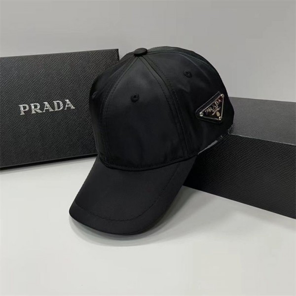 Prada プラダ ブランド 野球帽 レディース ブランドベースボールキャップ 日焼け止め ブランド 帽子 小顔効果 日焼け止めキャップブランド保温