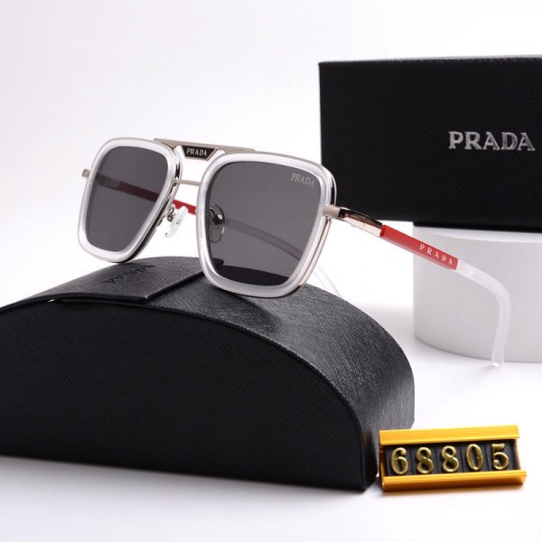 Prada プラダブランド韓国風サングラス uvカット男女 おしゃれ サングラス激安 小顔紫外線カット 偏光サングラス メガネメンズ レディースサングラスブランド 安い