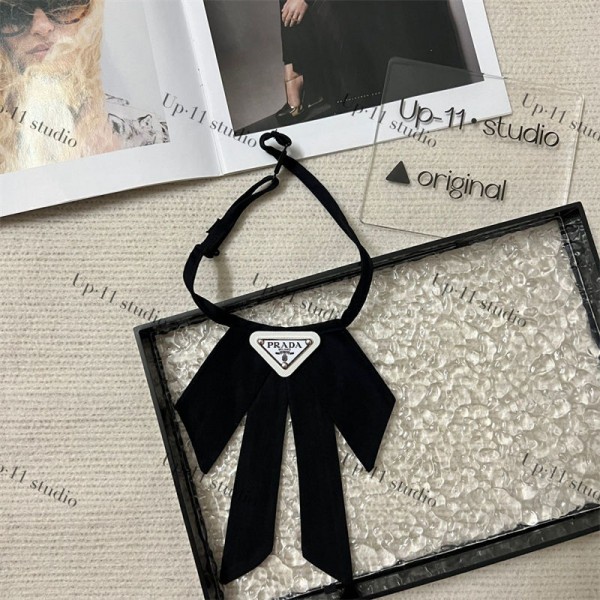 ブランド プラダリボン スクールリボン サイズ調節可能 Prada スクールネクタイ アクセサリー 可愛い 女子高生 学生服 コスチューム 衣装 ユニセックス