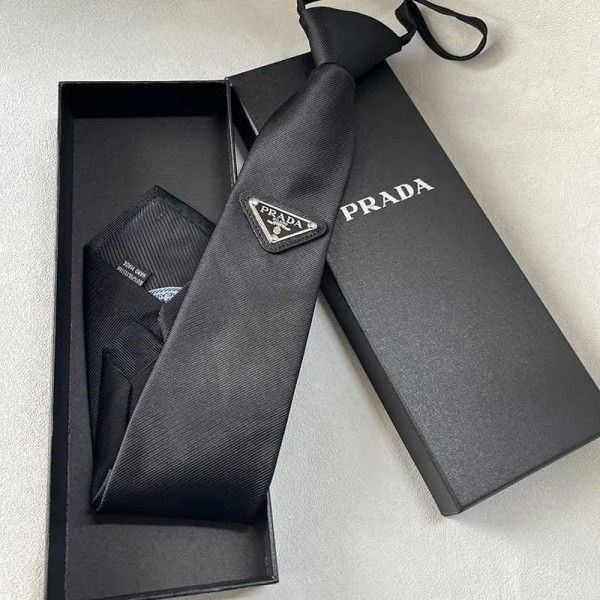 ブランドPrada ワンタッチネクタイ プラダ結ばないネクタイジッパー メンズ ジップ式 簡単ネクタイ 無地ワンタッチネクタイ necktie for men 簡単取り付け 5秒装着 水洗い ビジネス用 ファションネクタイ 簡単ネクタイ