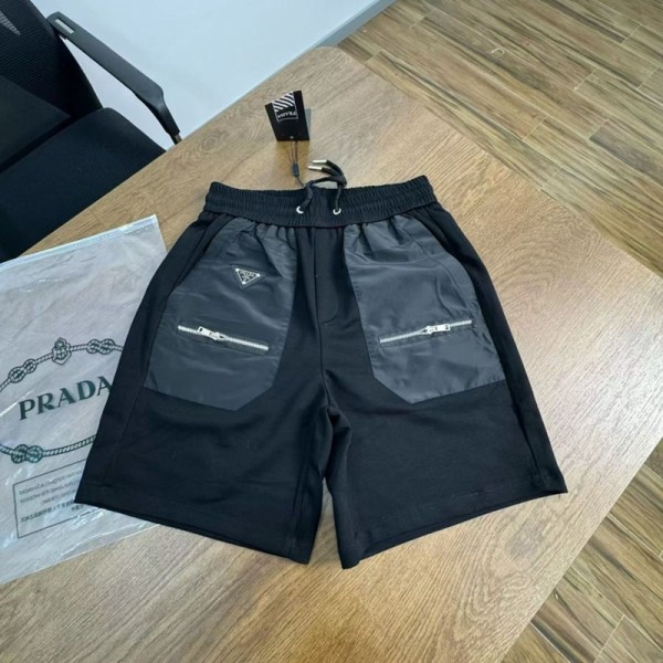 プラダブランドスポーツパンツ Pradaハーフパンツ クロップドパンツ 夏服 メンズ 五分丈 半ズボン M-5XL アウトドア ショートパンツ ボトムス 大きい サイズ ゆったり 無地 半ズボン アウトドア ショートパンツ ボトムス ランニング