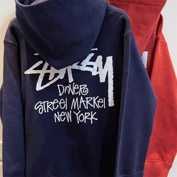 Stussy ステューシーブランドパーカー 子供 コピーハイブランド キッズ服 プルオーバーパーカー偽物スウェット 裏起毛 ハイブランド秋冬 ボーイズ 服 コピー100 - 160cm