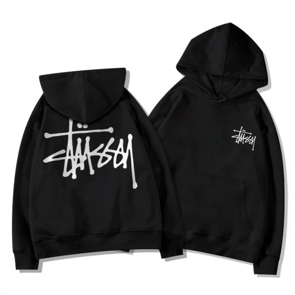 Stussy ステューシーハイブランドプルオーバーパーカー偽物オーバーサイズパーカーブランドハイブランド秋冬服パーカーブランドスウェット上着ゆったりM - 2XL