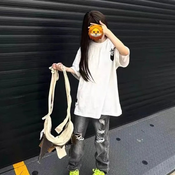 Stussy ステューシーハイブランドキッズ 半袖tシャツ 男の子 女の子 120-170cm 夏服 子供服 トップス 上着 ジュニア カットソー カジュアル ジャージ 吸水速乾 通気 柔軟 ナイロンtシャツ スポーツウェア 