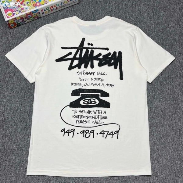 Stussy ステューシーブランドジュニアtシャツトップス 夏tシャツブランド かわいい ハイブランド半袖tシャツ 男女兼用ブランド子供tシャツ 高品質110-170cm