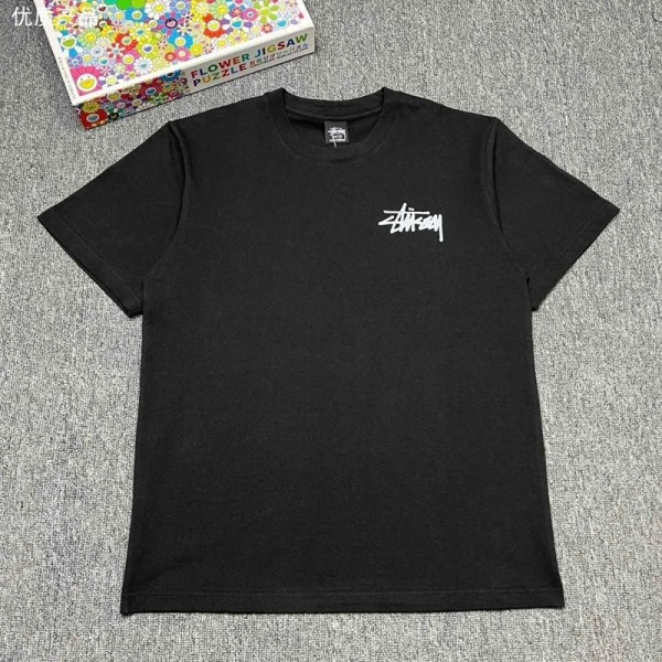 Stussy ステューシーブランドジュニアtシャツトップス 夏tシャツブランド かわいい ハイブランド半袖tシャツ 男女兼用ブランド子供tシャツ 高品質110-170cm