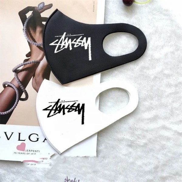 Stussy ステューシーブランド洗えるマスクメンズ大人 おしゃれ繰り返すマスク ブランド3D立体マスク 大人小顔に見えるマスク