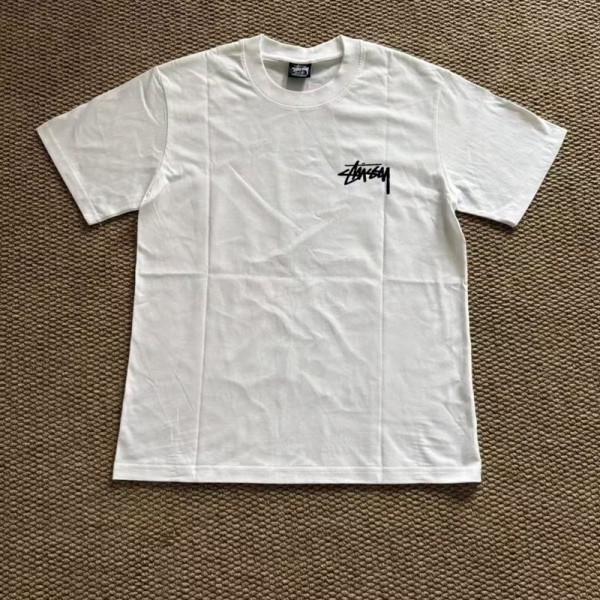 Stussy ステューシーブランド子供tシャツオーバーサイズ夏tシャツブランドボーイズ 流行りtシャツ 上着 カジュアル キッズTシャツ 黒白 ペアカップル110-170cm