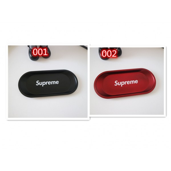 シュプリーム ブランドトレイ ファッション Supreme ステンレス 収納アクセサリー トレイ メタル デスク 上品 ティートレイ 居間家用