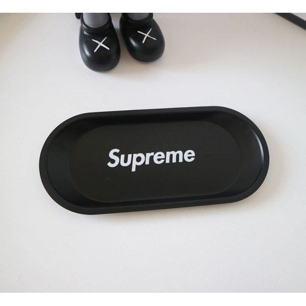 シュプリーム ブランドトレイ ファッション Supreme ステンレス 収納アクセサリー トレイ メタル デスク 上品 ティートレイ 居間家用